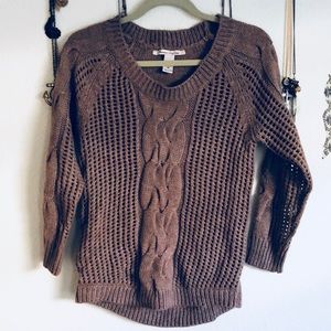 Brown Knit Sweater